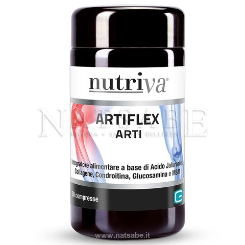 Giuriati Group - Nutriva - Articolazioni - Artiflex formula potenziata - 50 compresse 1500 mg each | Articolazioni |  Erboristeria Natsabe: vendita online | erbe officinali, tisane, integratori