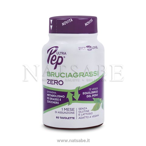 Biosline - Ultra Pep Bruciagrassi Zero - 60 tablets 1g each | Metabolic stimulants | Erboristeria Natsabe: online selling