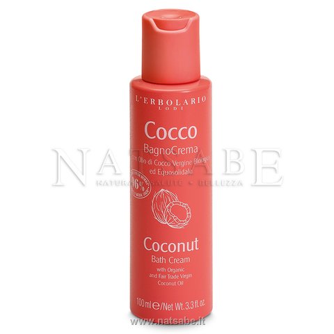 Erbolario - Cocco - Bagnocrema - 100 ml | Bagnoschiuma e shampodoccia |  Erboristeria Natsabe: vendita online | erbe officinali, tisane, integratori