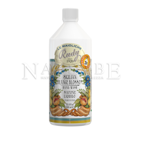 Rudy Profumi srl - Sicilian Orange Blossom - Sapone Liquido - ricarica 1 Lt | Sapone liquido |  Erboristeria Natsabe: vendita online | erbe officinali, tisane, integratori