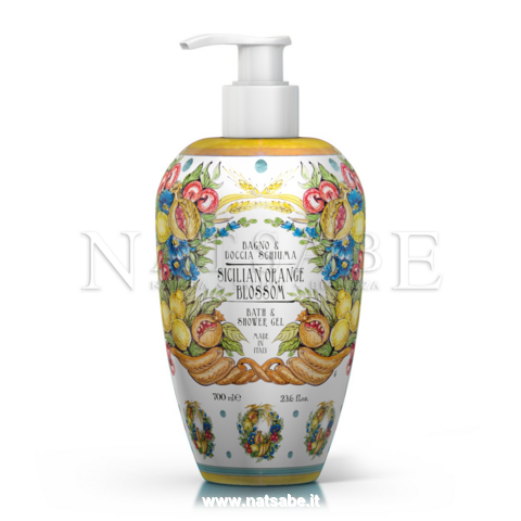 Rudy Profumi srl - Sicilian Orange Blossom - Bagno e Doccia Schiuma - 700 ml | Bath foam and Shower Gel | Erboristeria Natsabe: online selling