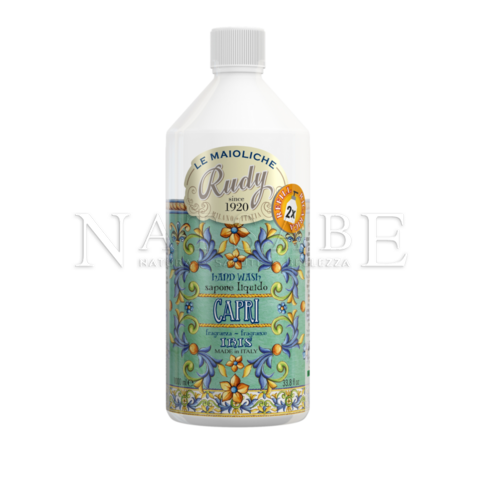 Rudy Profumi srl - Capri - Sapone Liquido - 1 Lt | Sapone liquido |  Erboristeria Natsabe: vendita online | erbe officinali, tisane, integratori