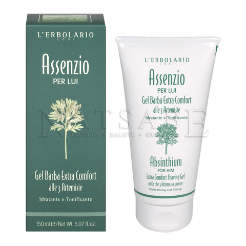 Erbolario - Assenzio per Lui - Gel Barba extra comfort - 150 ml | Creme e dopobarba |  Erboristeria Natsabe: vendita online | erbe officinali, tisane, integratori