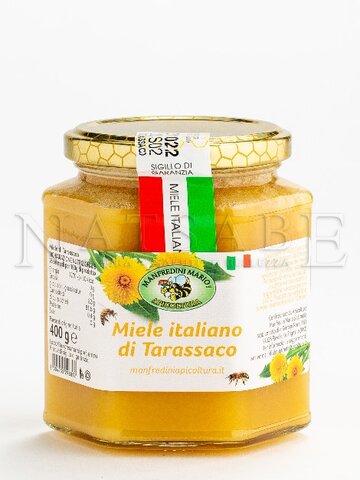 Apicoltura Manfredini Mario - Dandelion Honey - 400 g | Honey | Erboristeria Natsabe: online selling