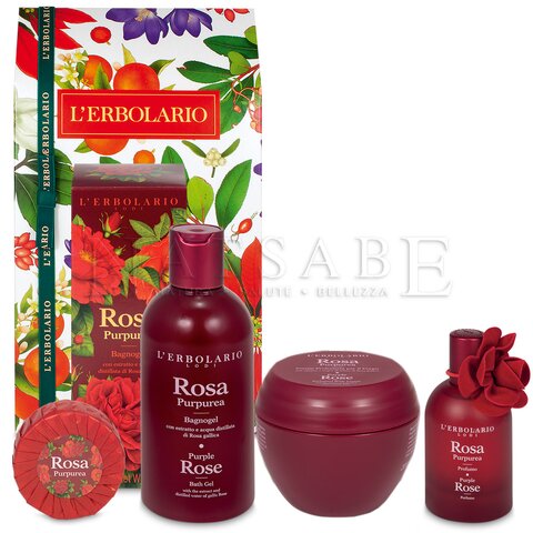 Erbolario - Rosa Purpurea - Confezione Regalo | Confezioni Regalo Erbolario |  Erboristeria Natsabe: vendita online | erbe officinali, tisane, integratori