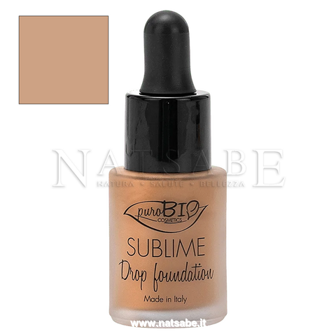 PuroBIO Cosmetics - Fondotinta - Foundation Drop Sublime 04 - 19 g | Fondotinta |  Erboristeria Natsabe: vendita online | erbe officinali, tisane, integratori