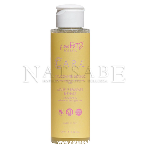 PuroBIO Cosmetics - Make-up Remover Bi-Phase - 100 ml | Makeup Removers and Cleanse | Erboristeria Natsabe: online selling