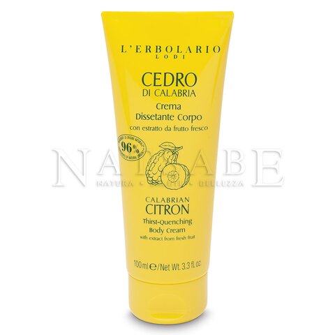 Erbolario - Calabrian Citron - Body Cream - 100 ml | Body Lotion | Erboristeria Natsabe: online selling