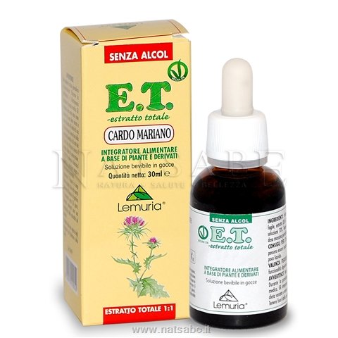 Lemuria - Estratto Totale di Cardo Mariano - 30 ml | Estratto totale |  Erboristeria Natsabe: vendita online | erbe officinali, tisane, integratori