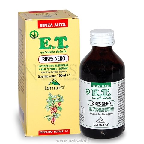 Lemuria - Estratto Totale di Ribes Nero - 100 ml | Estratto totale |  Erboristeria Natsabe: vendita online | erbe officinali, tisane, integratori