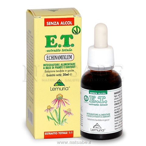 Lemuria - Estratto Totale di Echinacea Echinamixlem - 30 ml | Estratto totale |  Erboristeria Natsabe: vendita online | erbe officinali, tisane, integratori