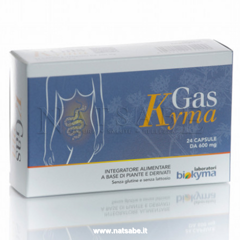 Biokyma - Gas Kyma - 24 capsules 600 mg each | Swollen belly | Erboristeria Natsabe: online selling