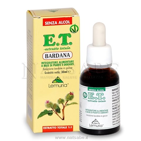 Lemuria - Estratto Totale di Bardana - 30 ml | Estratto totale |  Erboristeria Natsabe: vendita online | erbe officinali, tisane, integratori