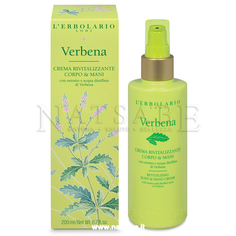 Erbolario - Verbena - Revitalizing body & hand cream - 200 ml | Body Lotion | Erboristeria Natsabe: online selling