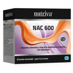 NAC 600 - Integratore alimentare di N-acetilcisteina - 20 bustine da 3 g