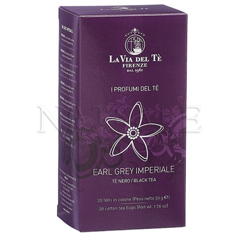 Snak - La Via del Tè - Tè nero Earl Grey Imperiale - 20 filtri in cotone | Tè Nero |  Erboristeria Natsabe: vendita online | erbe officinali, tisane, integratori