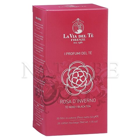 Snak - La Via del Tè - Black Tea Winter Rose - 20 cottone filters | Black tea | Erboristeria Natsabe: online selling