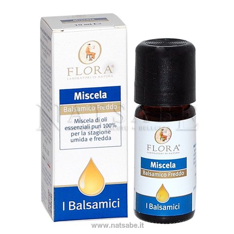 Flora - Linea Balsamica - Miscela Balsamico Freddo - 10 ml | Miscele di oli essenziali puri |  Erboristeria Natsabe: vendita online | erbe officinali, tisane, integratori