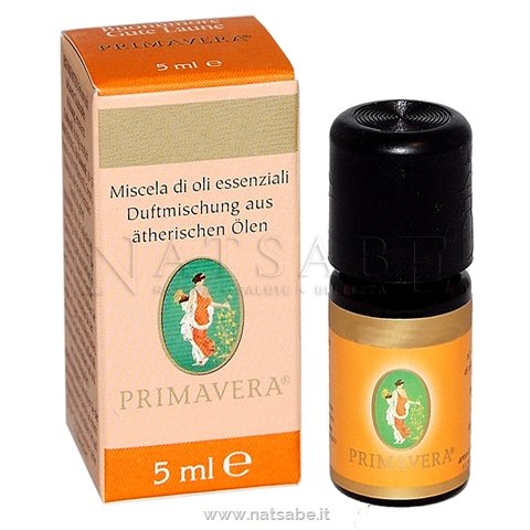 Primavera - Olio essenziale - Miscela Buonumore - 5 ml | Miscele di oli essenziali puri |  Erboristeria Natsabe: vendita online | erbe officinali, tisane, integratori