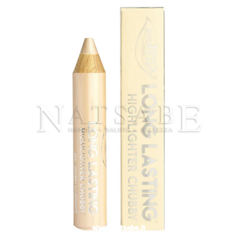 PuroBIO Cosmetics - Long lasting Highlighter Chubby illuminante viso  | Terra, Cipria, Blush |  Erboristeria Natsabe: vendita online | erbe officinali, tisane, integratori