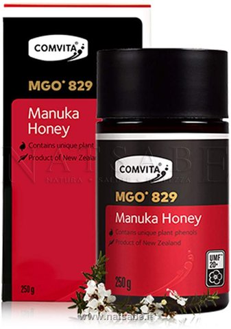 Comvita - Miele di Manuka - Manuka Honey UMF®20+(MGO 829)   - 250g | Miele di Manuka UMF |  Erboristeria Natsabe: vendita online | erbe officinali, tisane, integratori