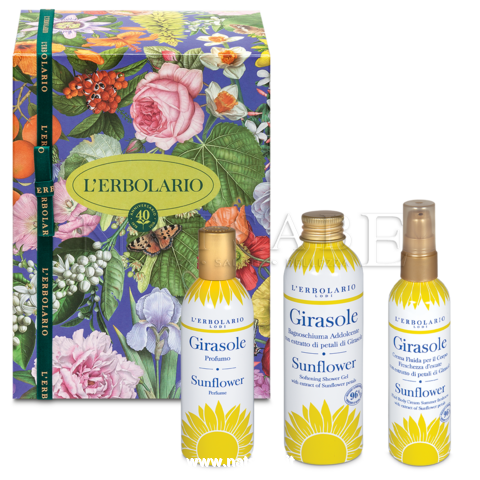 Erbolario - Girasole - Confezione Regalo Mini Taglia | Confezioni Regalo Erbolario |  Erboristeria Natsabe: vendita online | erbe officinali, tisane, integratori