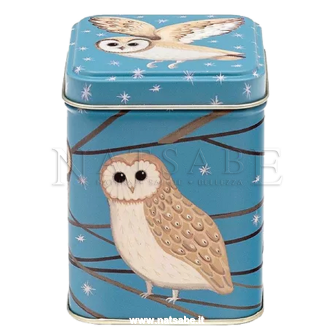 Elite Tins UK - Lattina porta Tè e Tisane Gufi | Lattine vuote  |  Erboristeria Natsabe: vendita online | erbe officinali, tisane, integratori