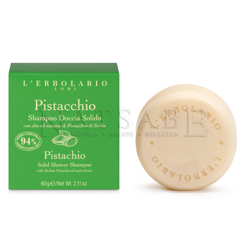 Erbolario - Pistachio - Solid Shower Shampoo - 60 g | Bath foam and Shower Gel | Erboristeria Natsabe: online selling