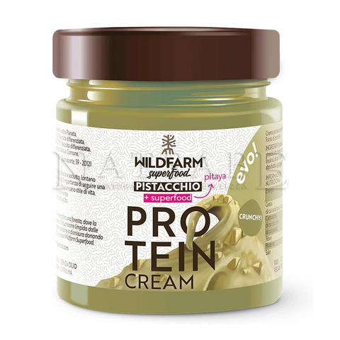 Wildfarm superfood - Crema Proteica spalmabile - pistacchio - 200 g | Rimedi naturali |  Erboristeria Natsabe: vendita online | erbe officinali, tisane, integratori