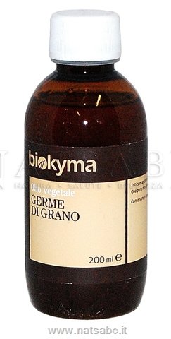 Biokyma - Olio Vegetale - Olio di Germe di Grano - 200 ml | Oli vegetali di base |  Erboristeria Natsabe: vendita online | erbe officinali, tisane, integratori