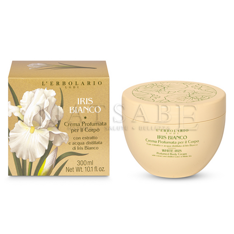 Erbolario - White Iris - Perfumed Body Cream - 300 ml | Body Lotion | Erboristeria Natsabe: online selling