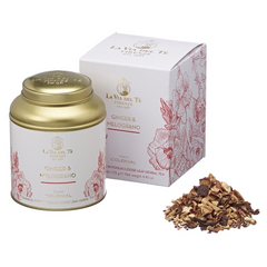 Herbal Tea Ginger and pomegranate - tin 125 g