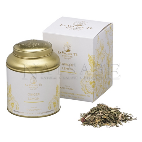 Snak - La Via del Tè - Herbal Tea Ginger Lemon - 100 g | Gift Set | Erboristeria Natsabe: online selling