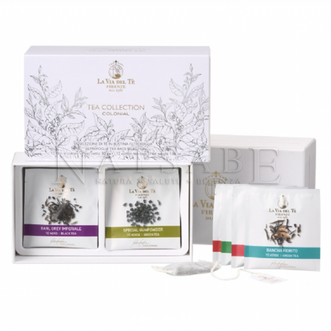 Snak - La Via del Tè - Gift Box with Tea collection - 12 cotton filters | Gift Set | Erboristeria Natsabe: online selling