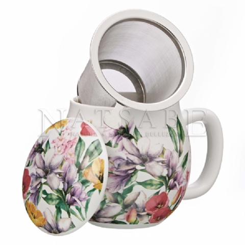 Snak - La Via del Tè - Tea Cup Camilla - Flowers | Tea Cups | Erboristeria Natsabe: online selling