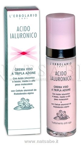 Erbolario - Hyaluronic Acid - Face Cream for Normal and Dry Skin - 50ml | Slow-age face cream | Erboristeria Natsabe: online selling