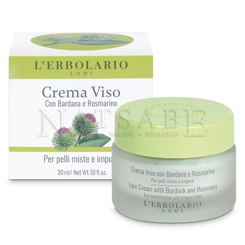 Erbolario - Face Cream for Blemished Skin - 30ml | Oily and combination skin face cream | Erboristeria Natsabe: online selling