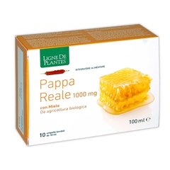 Pappa reale con Miele da agricoltura biologica - 10 ampolle da 10ml