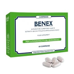 Benex - Integratore per la funzionalità del microcircolo - 40 compresse da 0,9g